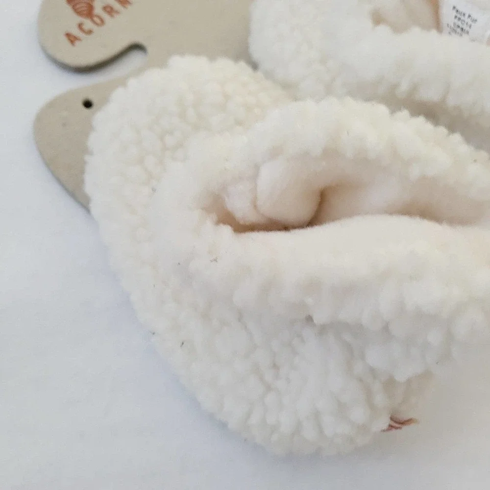 New faux fur 12-18M booties
